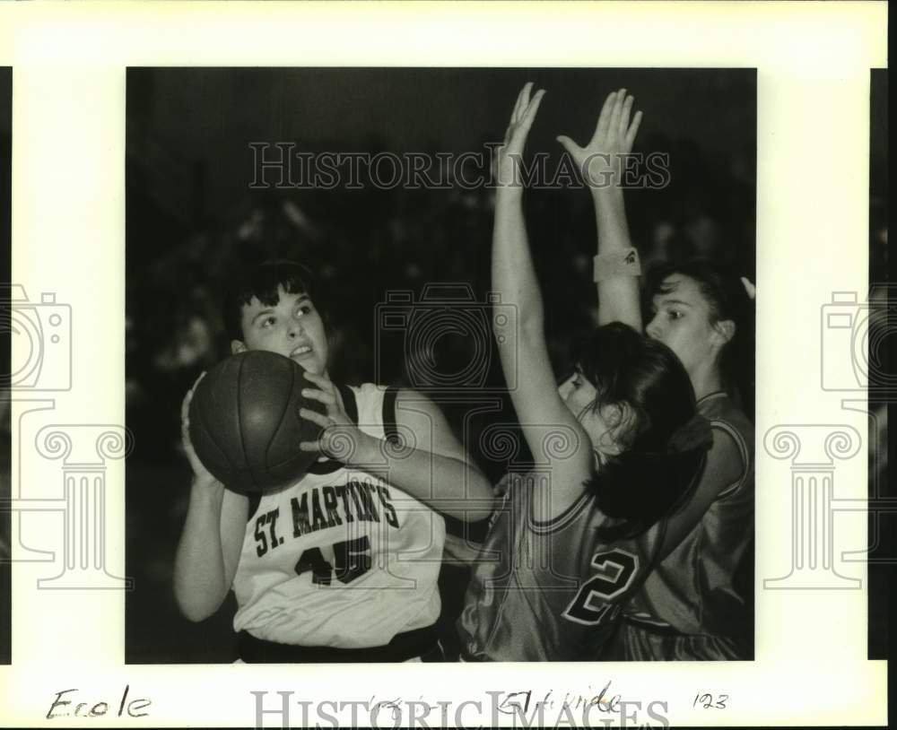 1993 Press Photo Finals of JPRD Girls prep basketball tournament - Historic Images