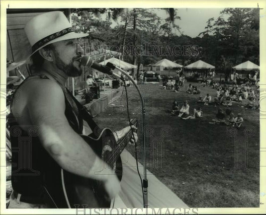 1989 Press Photo Dr. Breeze and the Pork Chop Band at Makin' Music Festival - Historic Images