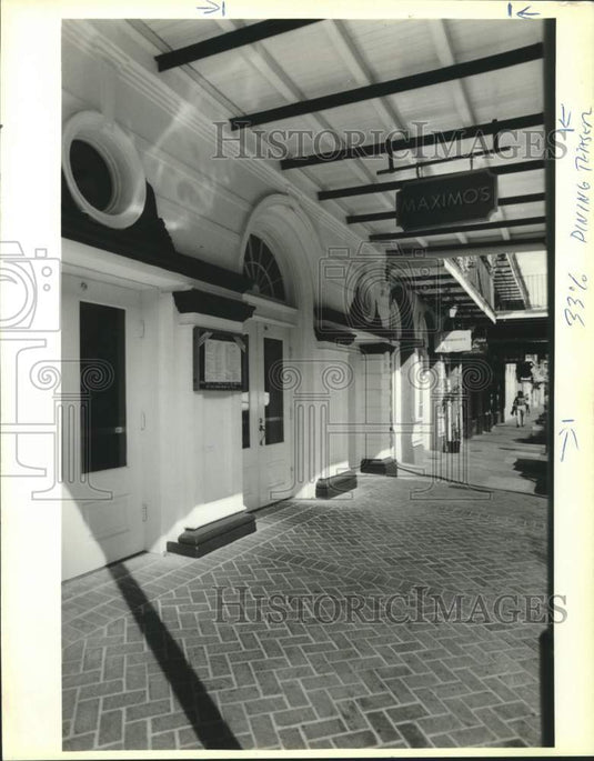 1988 Press Photo Maximo's on Decatur Street - Historic Images