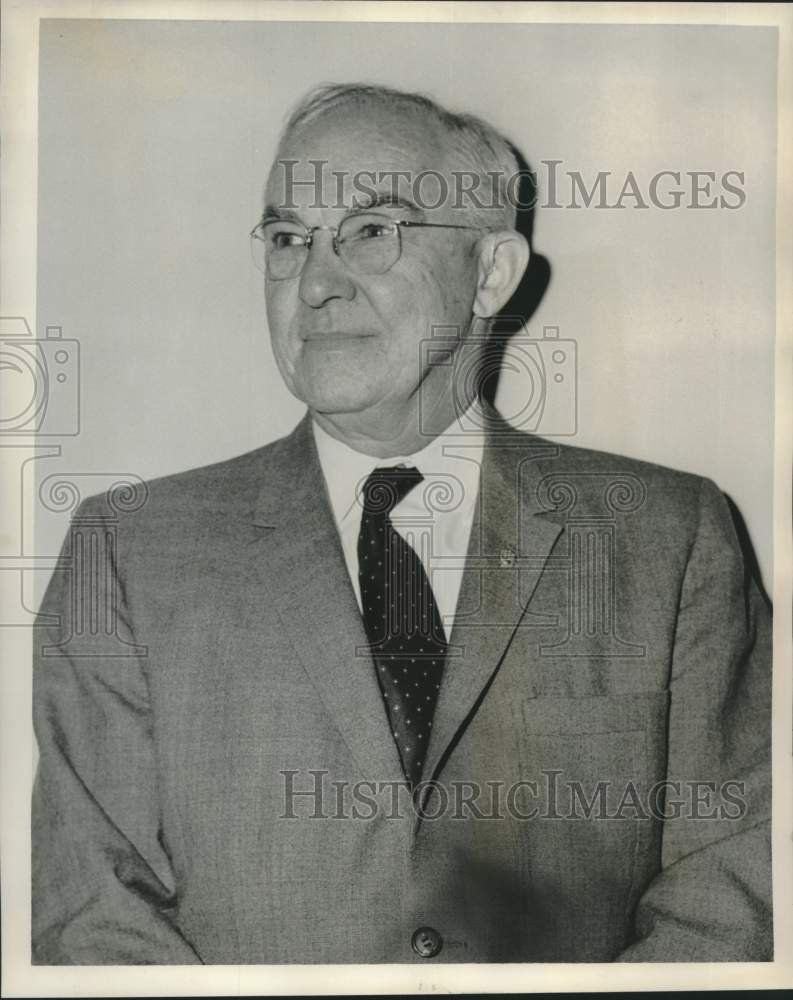 1967 G. Elmer May, President of a New Orleans Club at Baronne Street - Historic Images