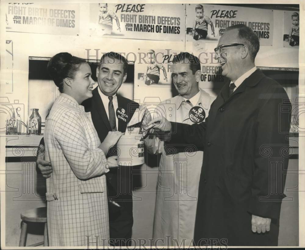 1967 March of Dimes Drive new booth on Canal Street-Historic Images