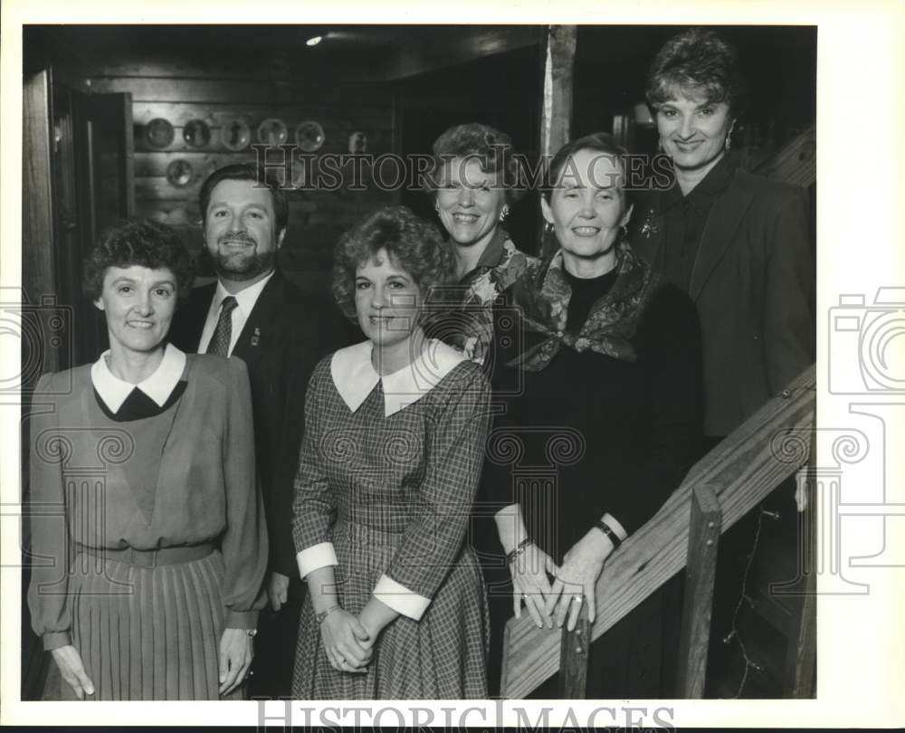 1990 Press Photo Officers of Northshore District Nurses Association - Historic Images