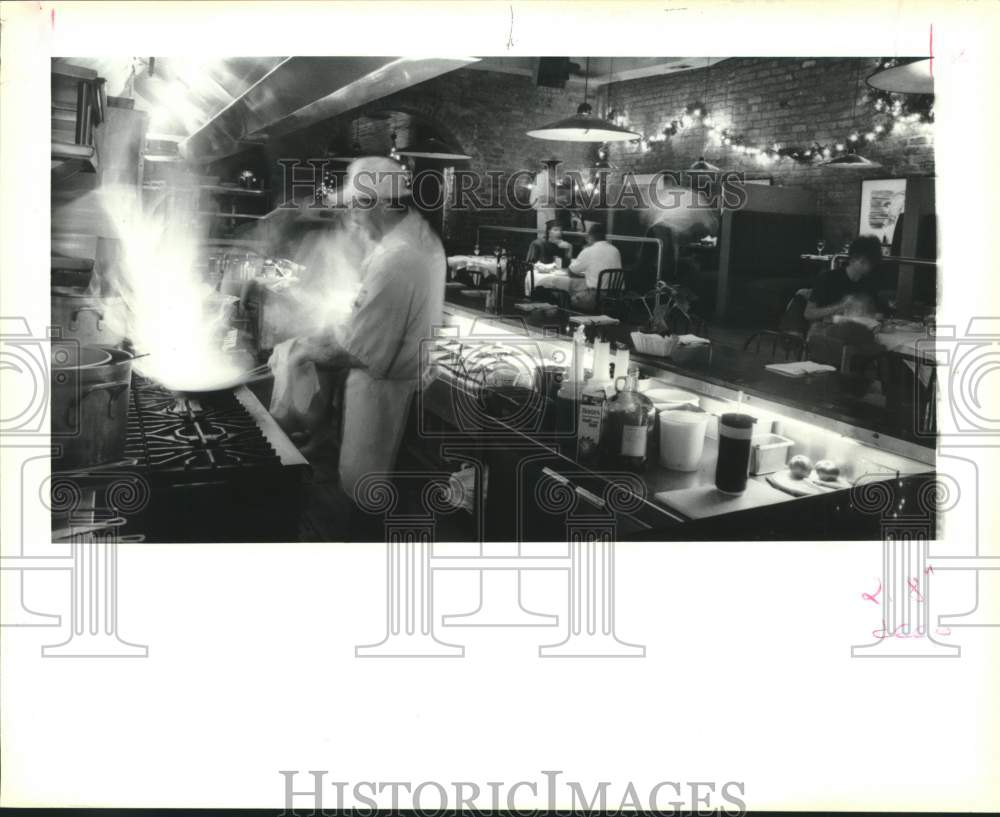 1993 Press Photo Interior view of back of the Maximo&#39;s restaurant - Historic Images