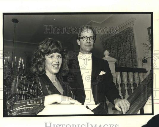 1989 Press Photo Allison & Kenneth McAshan at Rachael Tullis Debutante party - Historic Images
