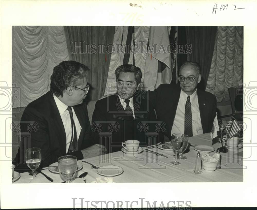 1987 Press Photo Nobuo Matsunaga, Japan&#39;s ambassador to the United States - Historic Images