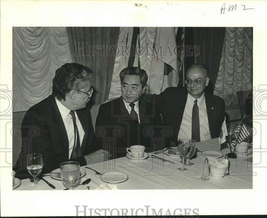1987 Press Photo Nobuo Matsunaga, Japan's ambassador to the United States - Historic Images