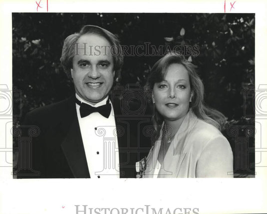1995 Press Photo Dr. Don & Karen Maxwell attending a dinner gala - Historic Images
