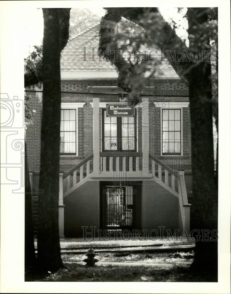 1991 Press Photo Old Madisonville Police Building And Jail Now Houses Museum - Historic Images