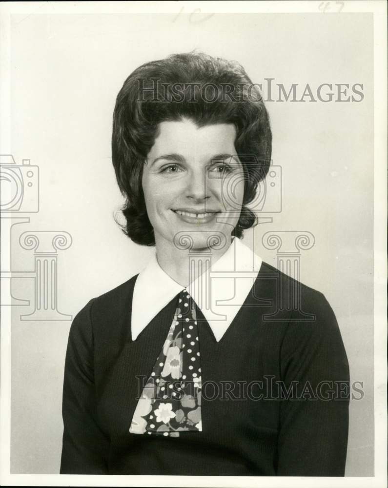 1973 Press Photo Janet P. McLin, New President, Sorority For Women Educators - Historic Images