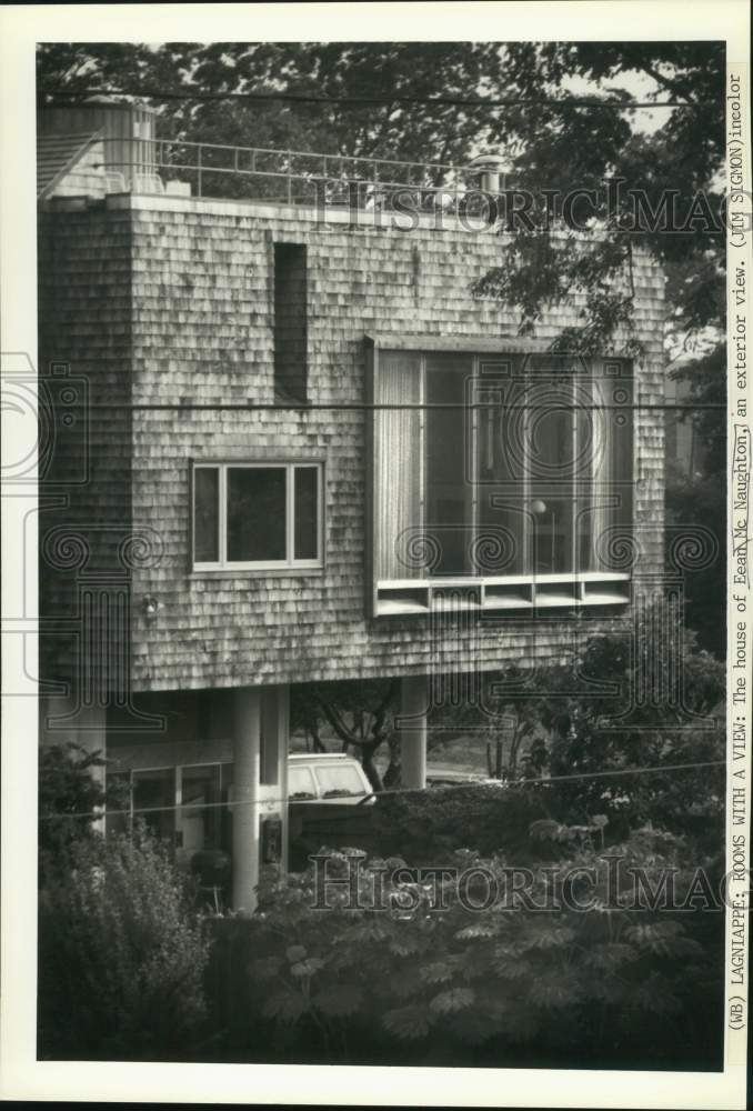 1988 Press Photo The house of Eean McNaughton, an exterior view - Historic Images