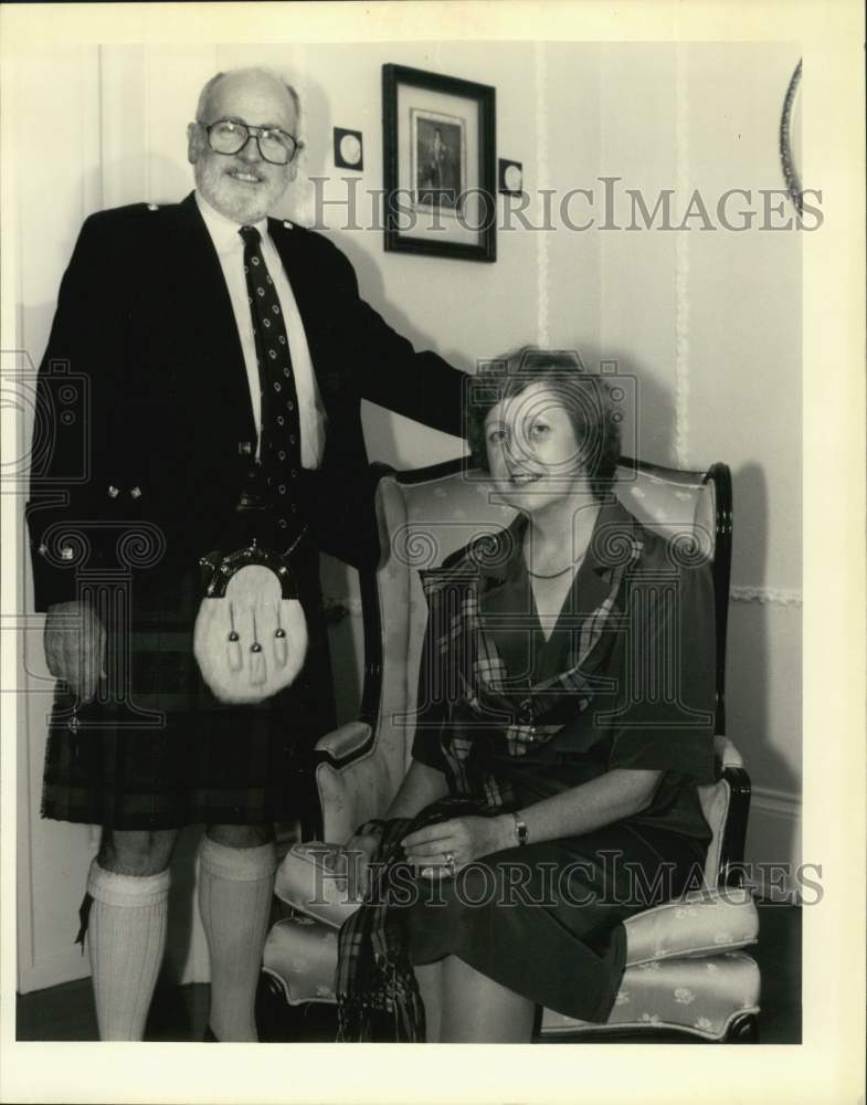 1992 Press Photo St. Andrews - Eean McNaughton, Carolyn Sanders - Historic Images