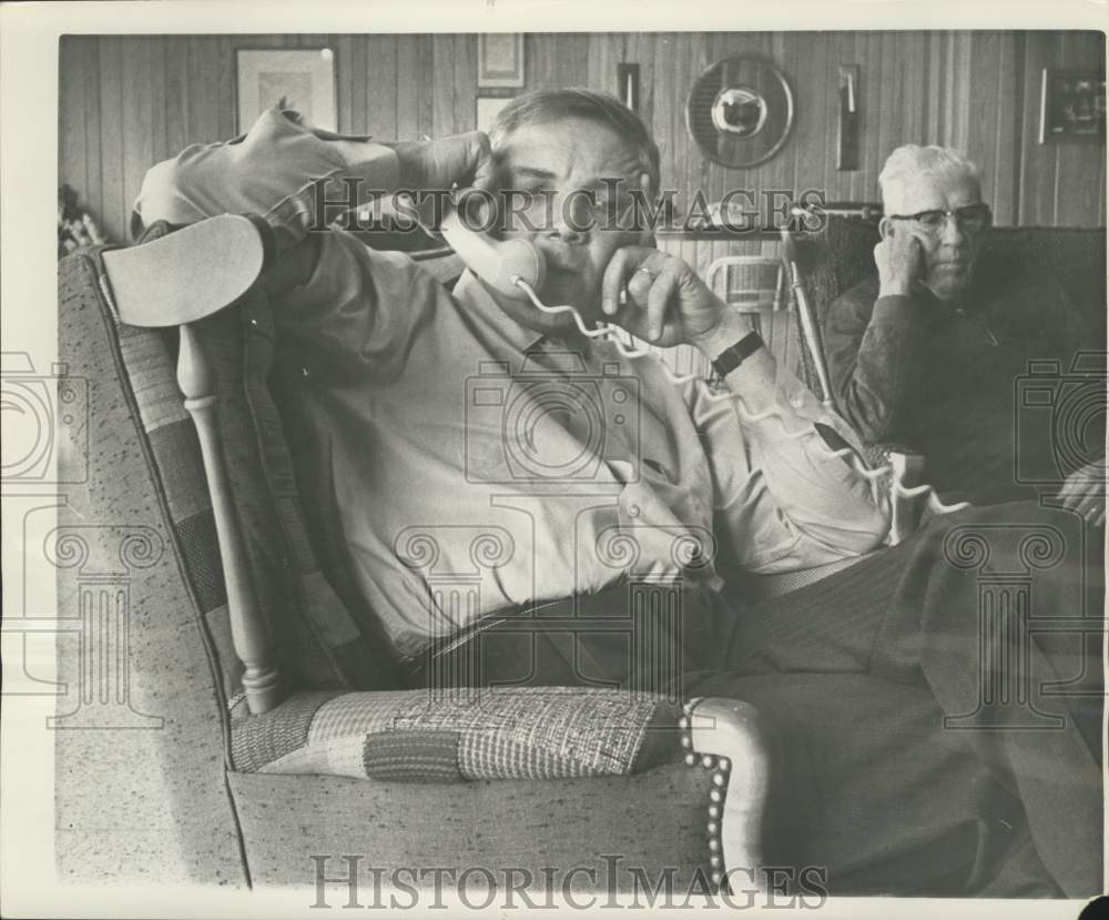 1964 Gubanatorial Candidate John J. McKeithen (Left) And His Father - Historic Images