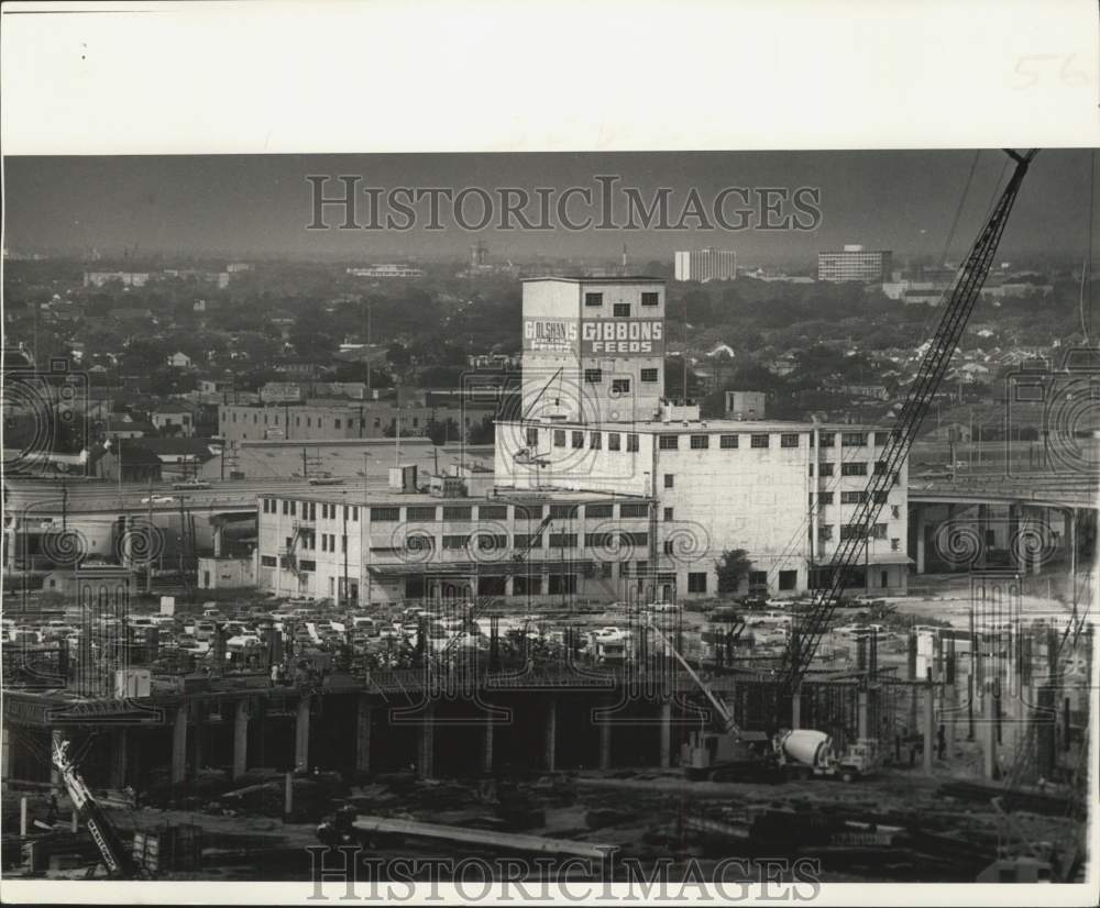 1974 Press Photo General view of the City Hall site - nob77432-Historic Images