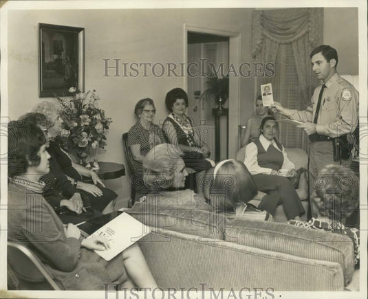 1971 Officer Ken McGuire of Jefferson Parish Sheriff's Office - Historic Images