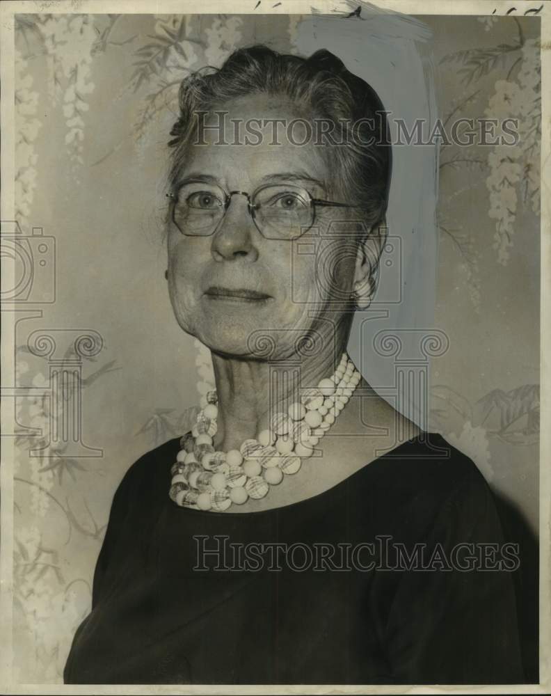 1968 Mrs. Patrick Lane, president of New Orleans Home for Incurables - Historic Images