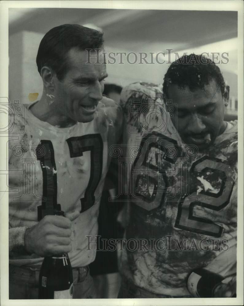 1969 Actor Charlton Heston As Football Player In Locker Room Scene-Historic Images