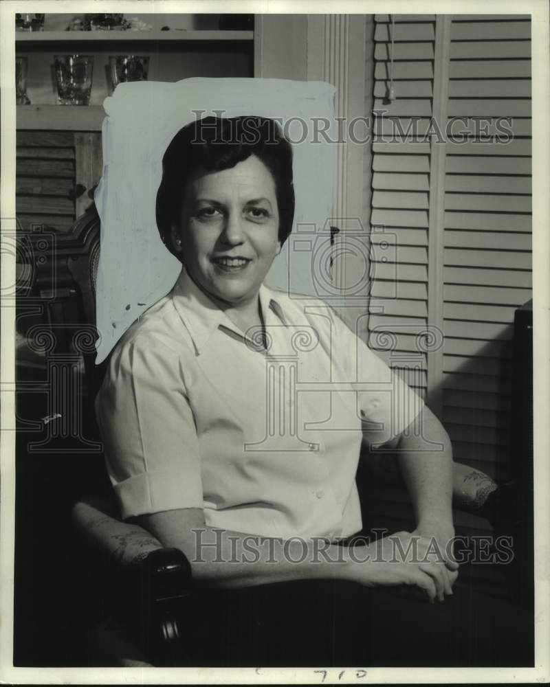 1958 Press Photo Mrs. Lazare Levy, Jr. - Historic Images