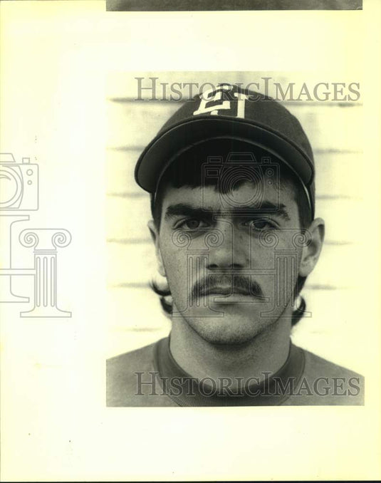 1989 Press Photo Baseball: Matt McGhee - Matt McGhee of East Jefferson - Historic Images