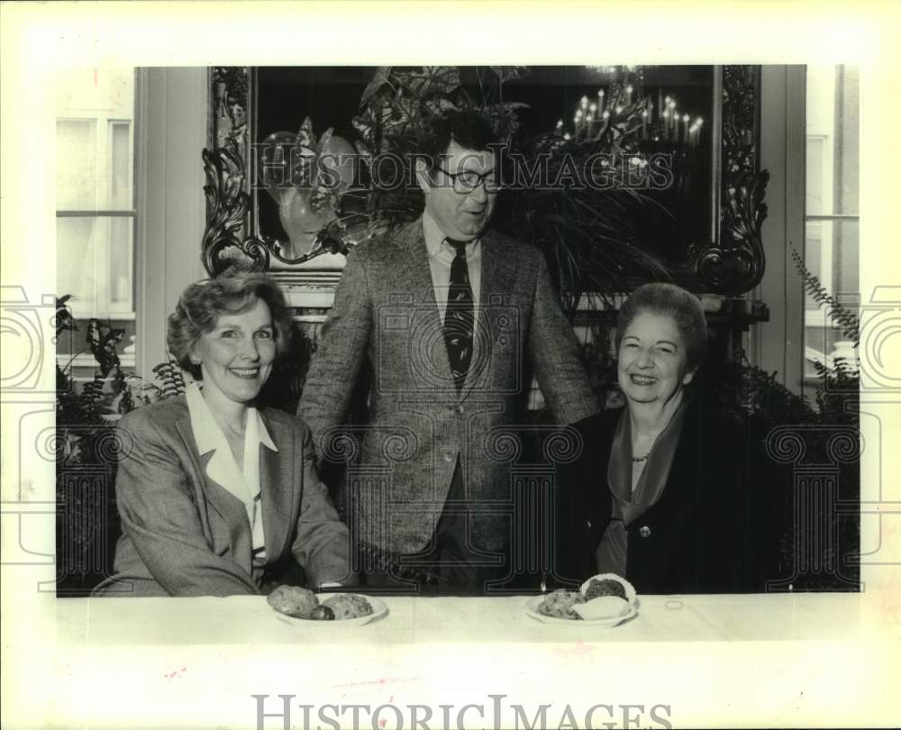 1990 Press Photo Ruthie Frierson, Barth Weinberg, Lynne Farwell; Parkway Comm. - Historic Images