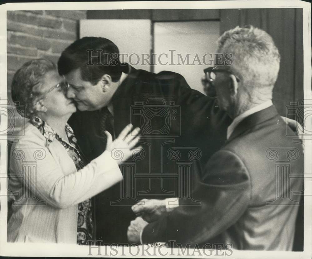 1974 Robing ceremonies of Judge Thomas P. McGee, Juvenile Court - Historic Images