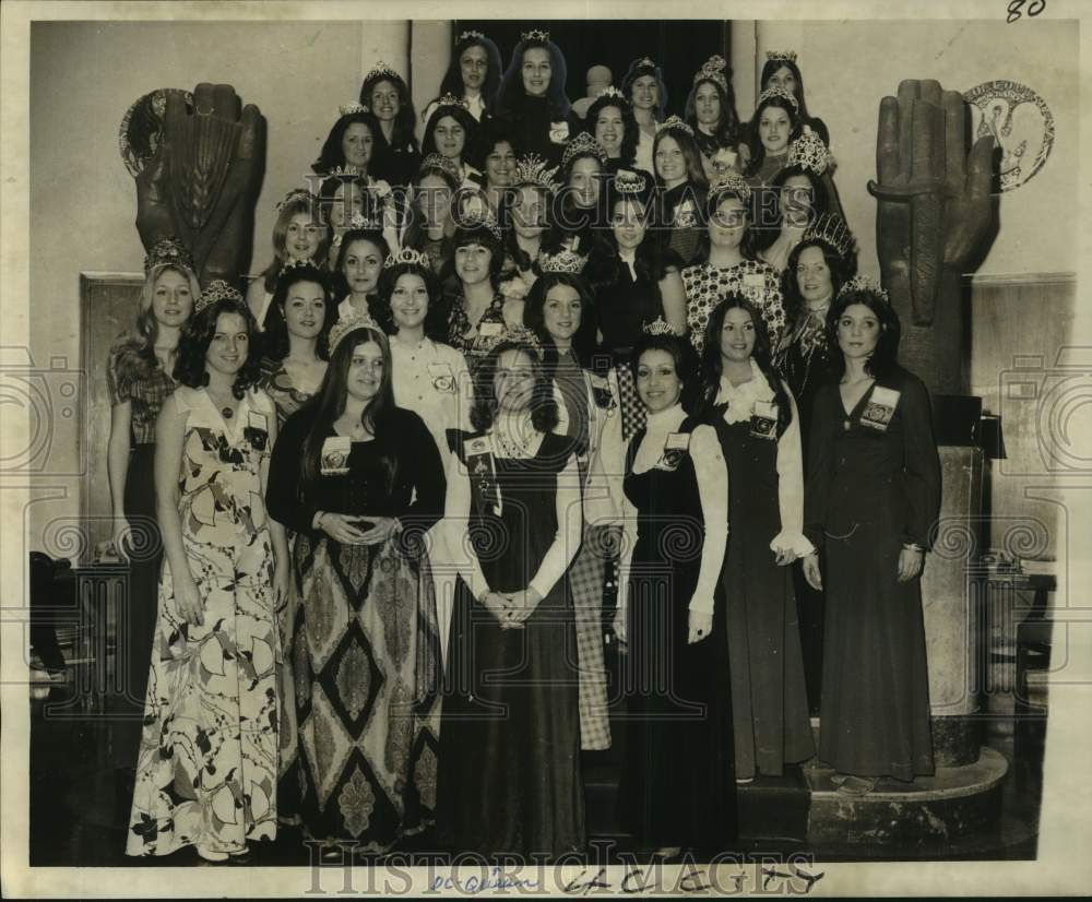 1973 Queens of Louisiana State Society Washington Mardi Gras Ball - Historic Images