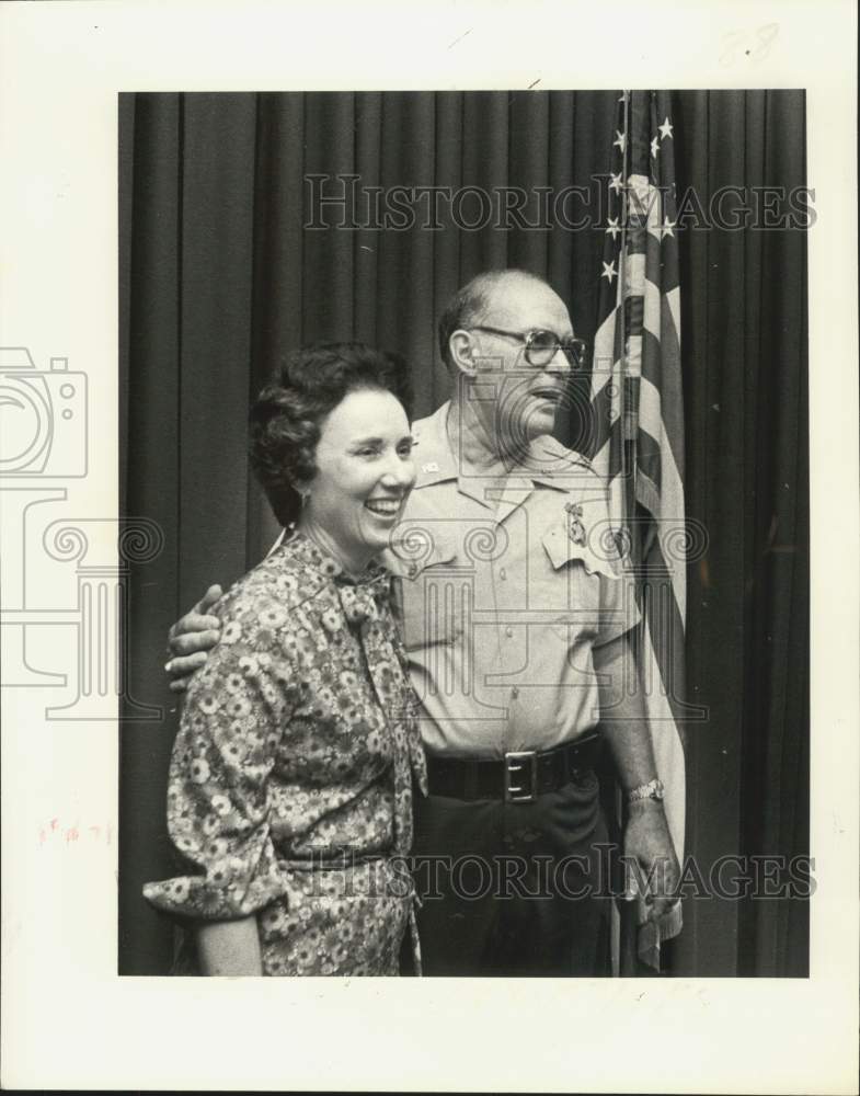 1979 Press Photo New Deputy Superintendent Of Police Henry Morris And His Wife - Historic Images