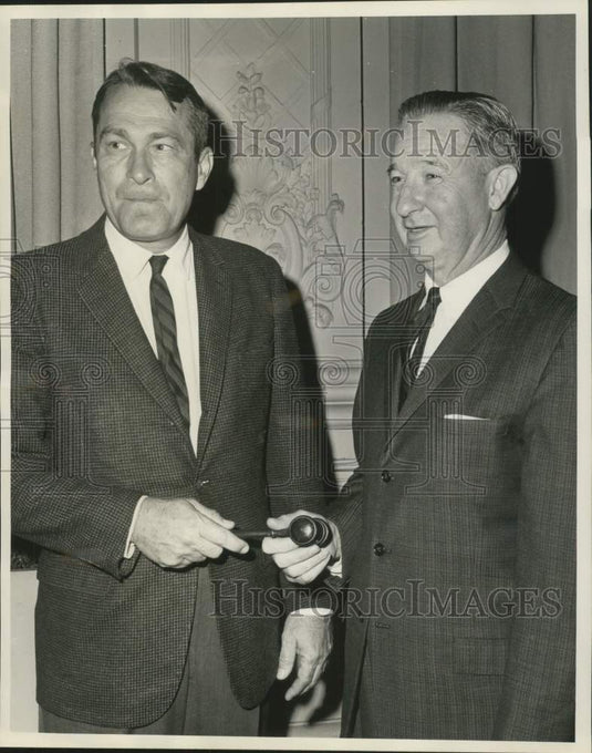 1964 Gavel Turned Over To New President, Engineers Club, New Orleans-Historic Images