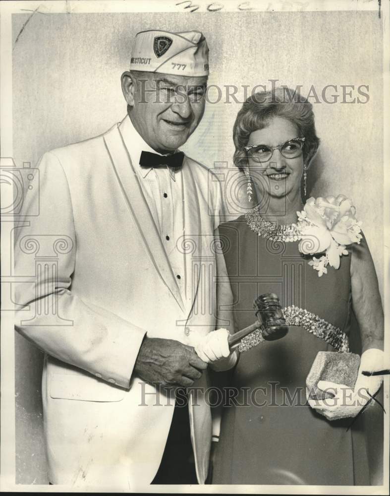 1968 Victor Miller and Mrs. Elva Miller of Veterans of World War I-Historic Images