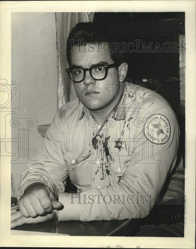 1965 Press Photo Deputy Sheriff William Miller-shooting incident - Historic Images