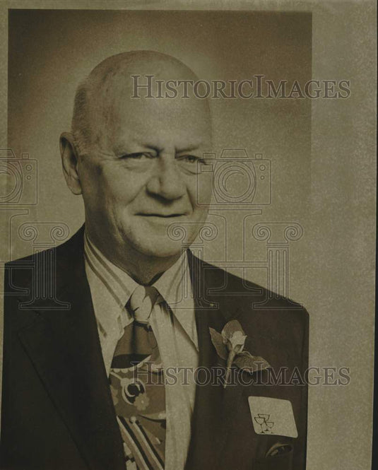 1972 Press Photo Herman Michaelis, Air Condition & Refrigerator Dealers Assn.- Historic Images