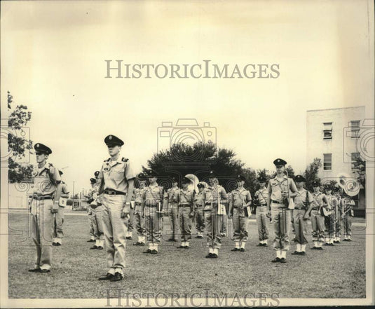 1961 McNeese State College Army ROTC Band-Historic Images