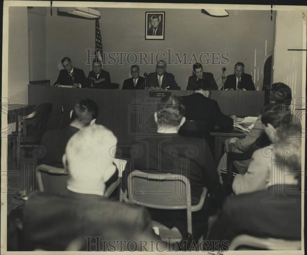 1961 NASA Officials at New Orleans Panel - Historic Images