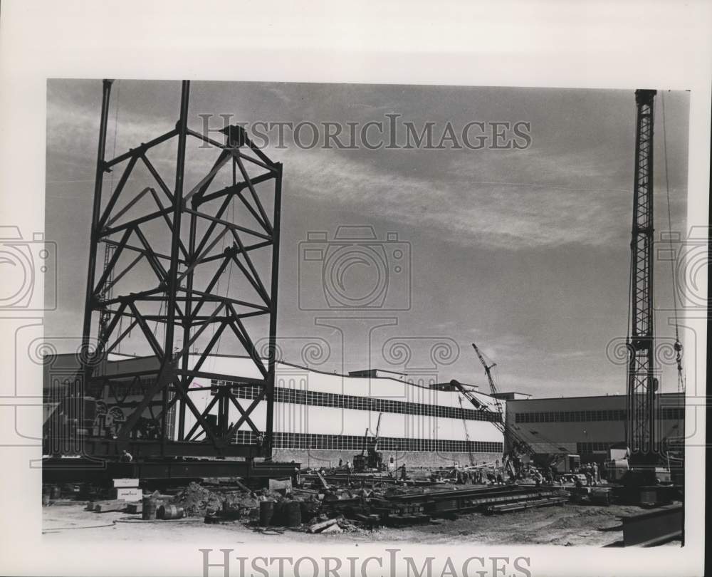 1963 View of a building at the Michoud Plant - Historic Images