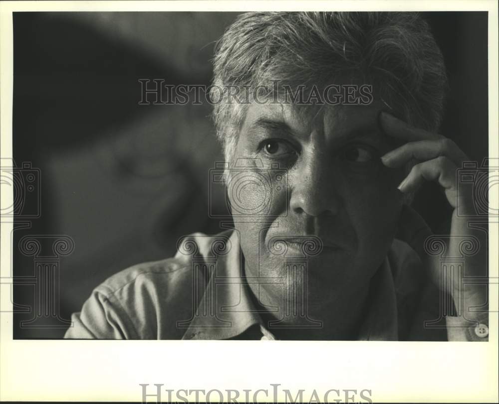 1994 Press Photo Manuel Miron, a representative of the Zapatistas - nob87232 - Historic Images