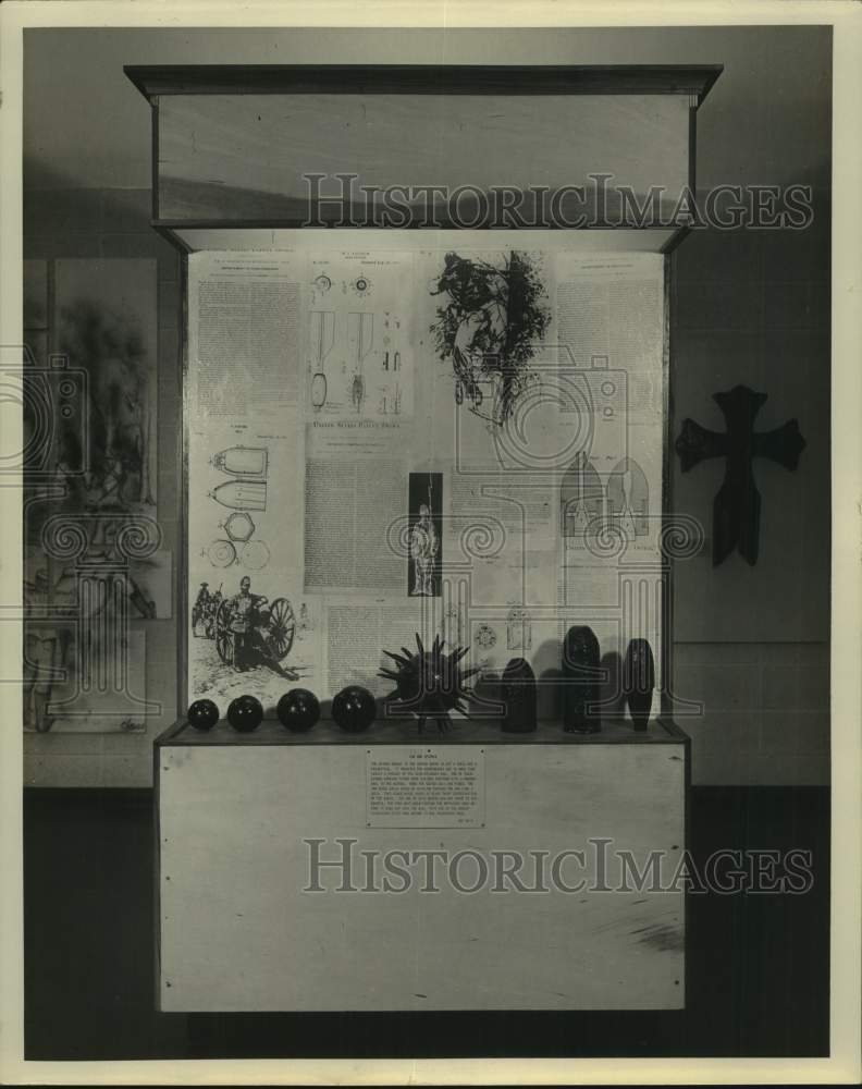 1960 Projectiles displayed at the museum used in Red River campaign-Historic Images