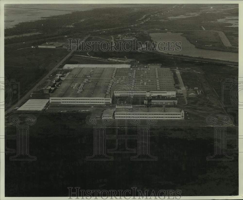 1962 Aerial View Of Giant Michoud Plant, New Orleans, Louisiana-Historic Images