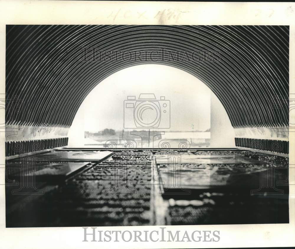 1974 Press Photo A photographer&#39;s interpretation of the essence of a newspaper- Historic Images