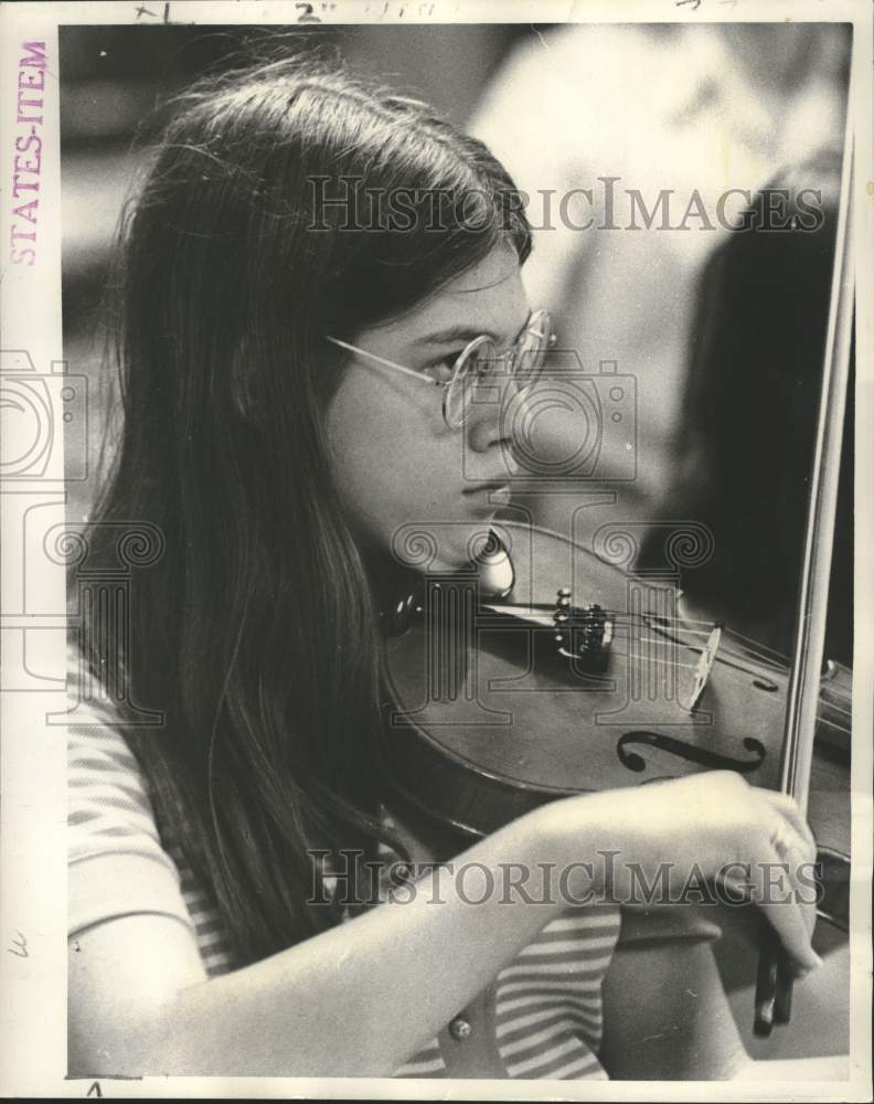 1971 Press Photo Ruth Landry, New Orleans Philharmonic Youth Training Orchestra - Historic Images