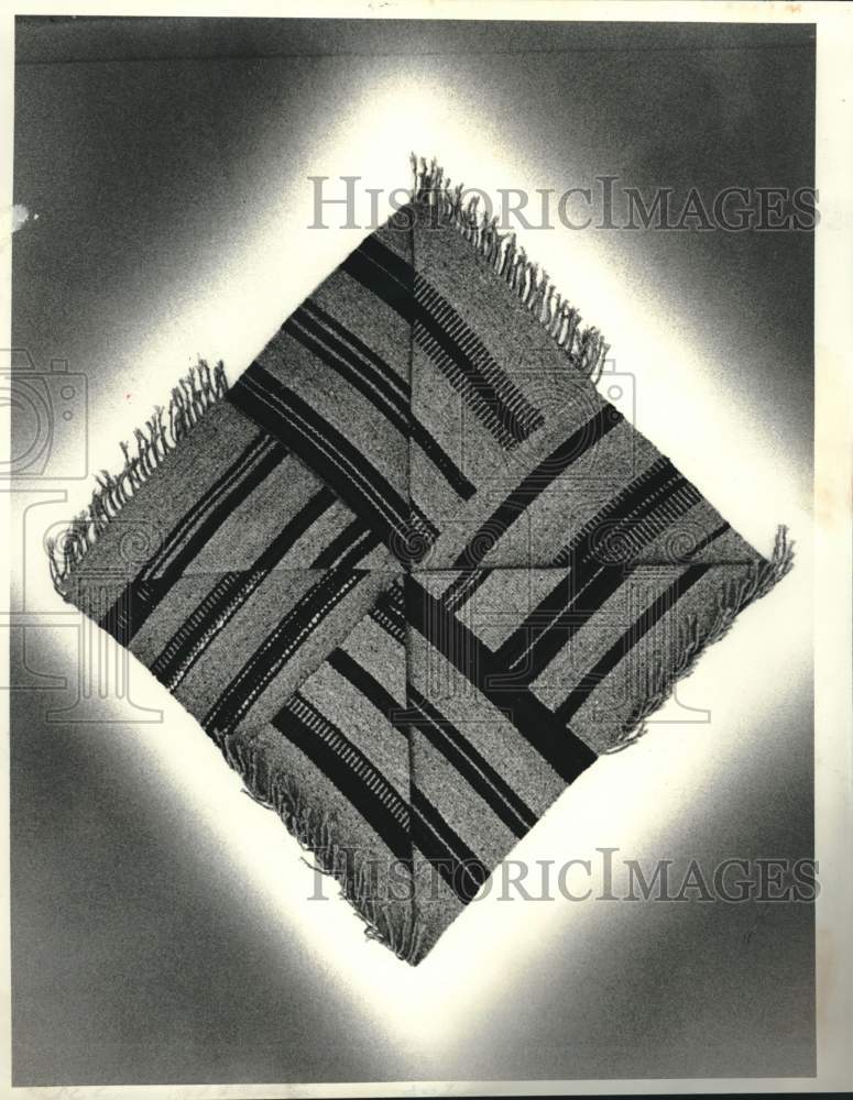 1979 Weaving By Betty Johnson Shown At Louisiana Crafts Council - Historic Images