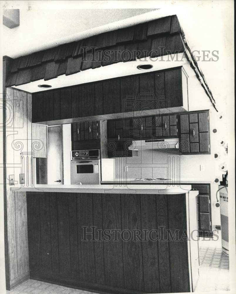 1972 Press Photo Kitchen design featured in the Parade of Homes - noc01772- Historic Images