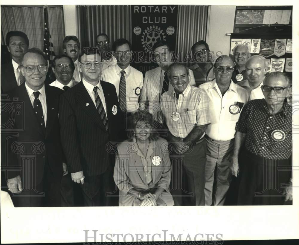 1987 First Lady Rotarian with other members in Kenner Louisiana - Historic Images