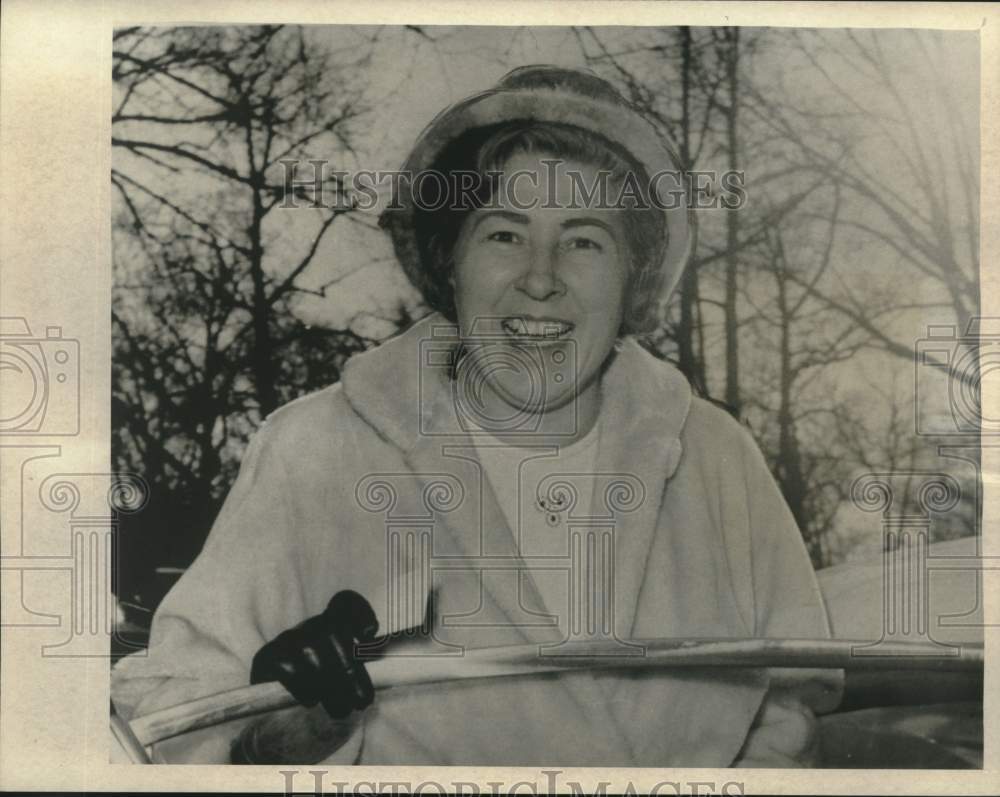 1963 Press Photo Madalyn Murray, Opposed Bible Reading in Public Schools - Historic Images