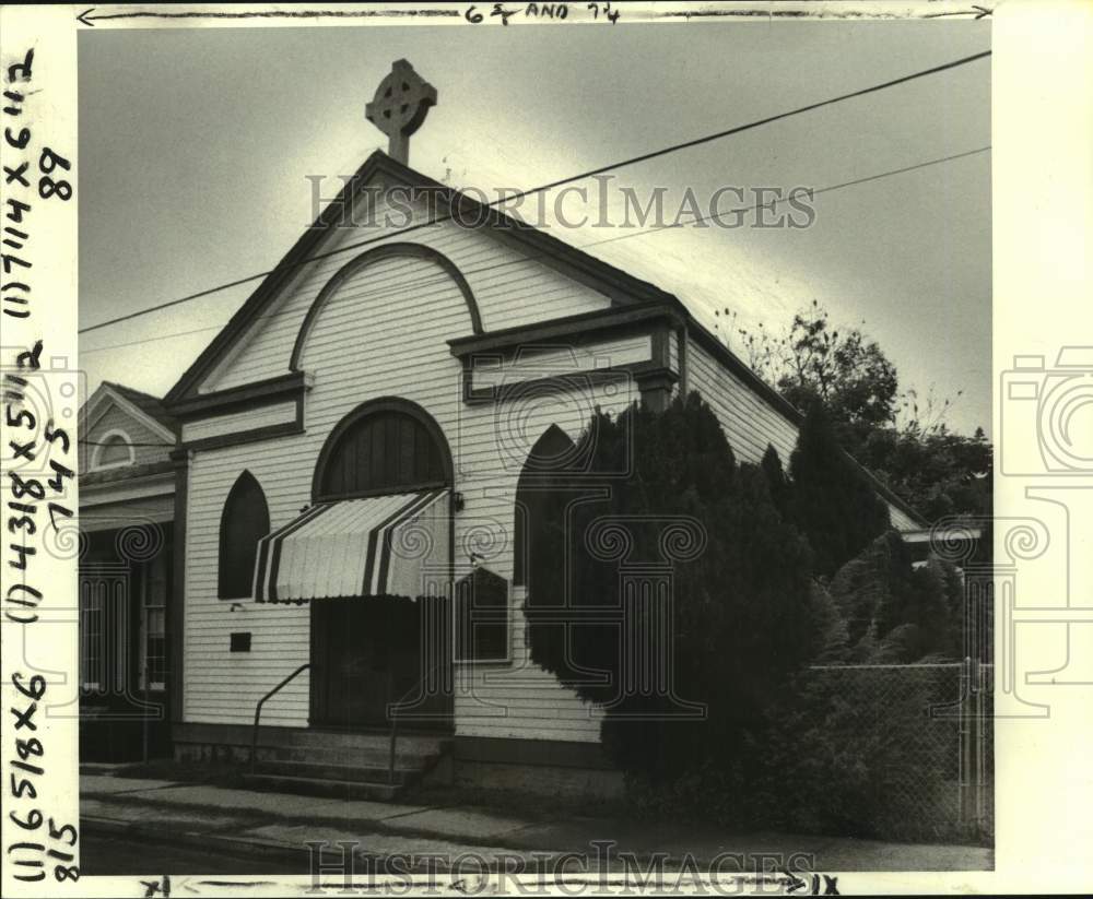 1980 Mt. Olivet Episcopal Church in Algiers, Constructed in 1854 - Historic Images