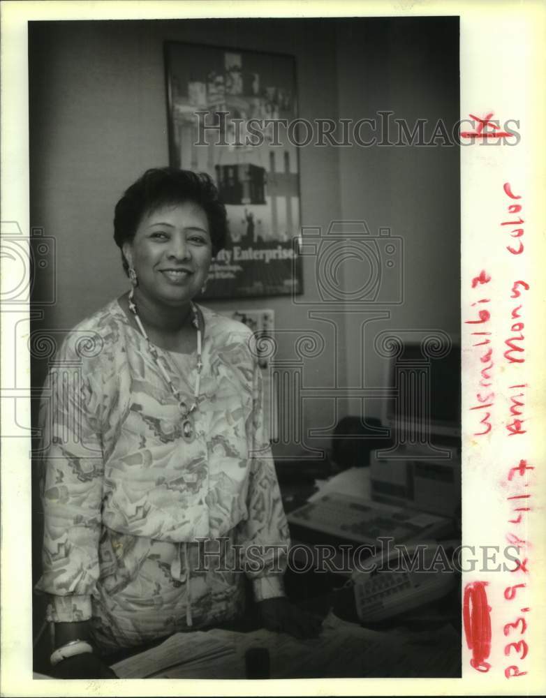 1992 Mrs. Helen S. Stanwood in her office - Historic Images