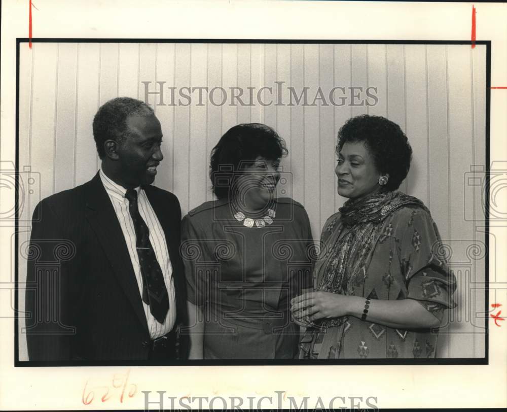 1990 Mack Felton, O&#39;Neillia Man, B.J. Powell at SUNO Benefit - Historic Images