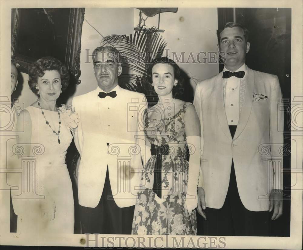 1965 Press Photo Dignitaries attending a reception at Gallin Hall - noc09844 - Historic Images