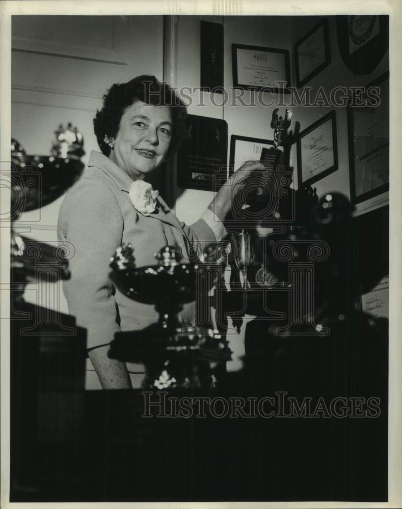 1968 Press Photo Podine Schoenberger, Times-Picayune Staff Member - Historic Images