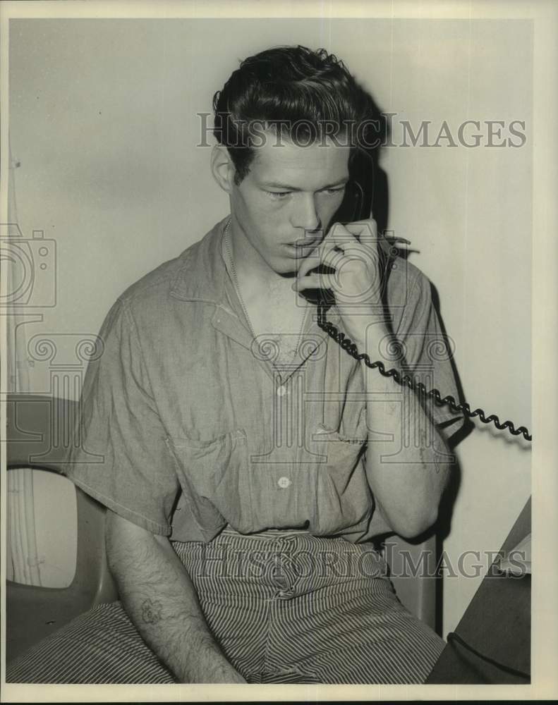 1969 Press Photo Larry Joe Purkey, Charged with Murder in West Virginia - Historic Images