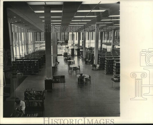 1965 Press Photo New Orleans Library Information and Reference Department-Historic Images