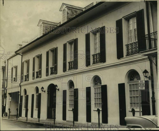 1962 Press Photo Restored Provincial Motel in New Orelans French Quarter-Historic Images